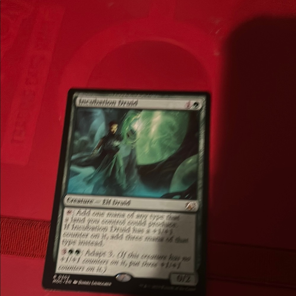 Magic: The Gathering - Incubation Druid Card